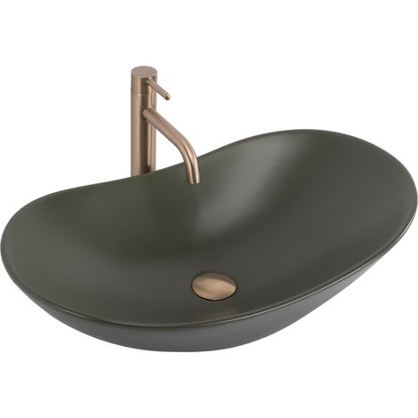 LAVABO SOBRE ENCIMERA REA ROYAL GREEN (1/4)
