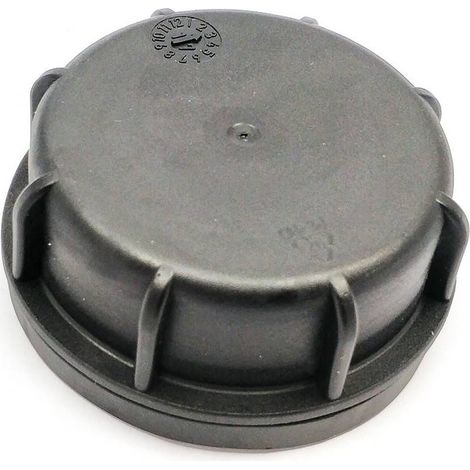 Multitanks – Bouchon plein S60x6 – DIN 61 – PEHD pour cuves IBC 1000L et bidons 20L – Étanchéité parfaite avec joint intégré (1/3)