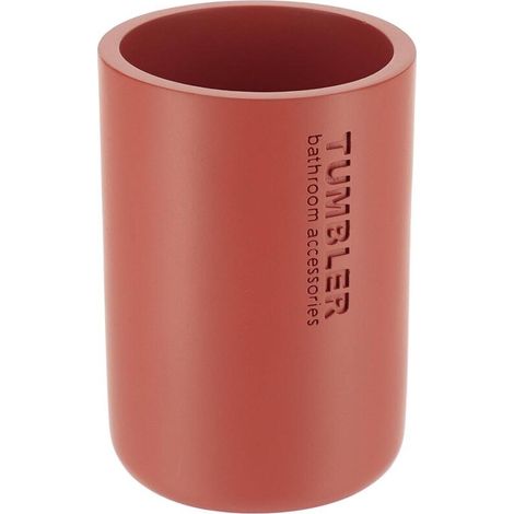 Gobelet polyresine - terracotta -