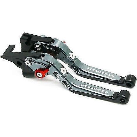 Leviers de frein et d'embrayage pliables, réglables et extensibles pour motos CB600F (2007-2013) - Système de freinage pour véhicules motorisés (BKGYBKGY) (1/5)