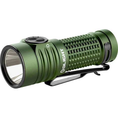 [NEUWERTIG] B-Ware Olight Taschenlampe Lampe Baton Turbo Led Akku Grün Outdoor Clip Magnet
