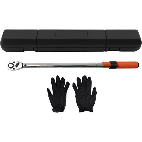 Professional Click Torque Wrench 60-330Nm Reversible Ratchet Aluminium Handle (1/5)