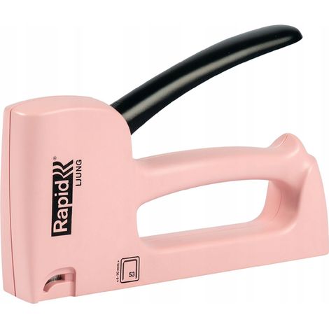 Agrafeuse Rapid R53 Rose Bruyère Agrafeuse Manuelle Robuste, Design Rose Tendance - Rapid (1/5)