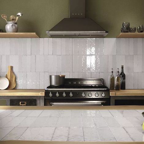 Carrelage Effet Zellige Gris MURUS Griseo 7x28cm (1/3)
