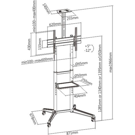 Soporte TV Ewent EW1539 50 kg (1/2)