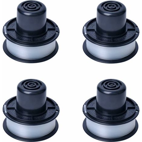 Bobine et ligne de débroussailleuse à gazon compatibles avec Black+Decker Remplacer les bobines GL250, GL310, GL360 Outil de débroussailleuse (lot de 4) (1/5)