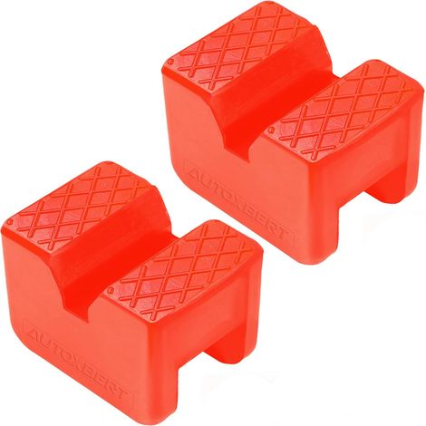 2 pièces de tampons universels pour cric, coussins en caoutchouc pour cric, supports de levage universels, supports pour cric, adaptateurs pour cric, accessoires pour voiture, voiture particulière (1/5)