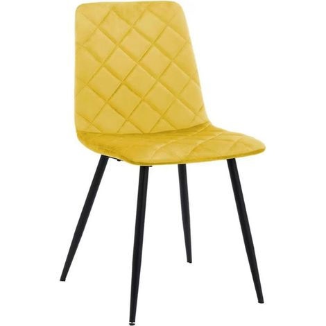 Sillas Comedor - Silla Drat - Amarillo (1/5)