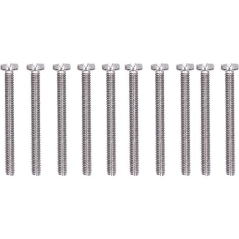 50 Stück Schlitzschrauben mit Zylinderkopf aus Edelstahl A2-70 für Präzisionsmaschinen und Haushalt M3M3x30 (1/5)
