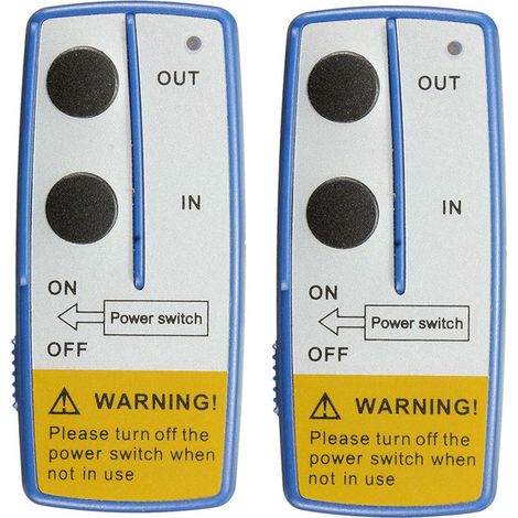 Decdeal Universelles 12V 50ft kabelloses Konsolenwinden-Fernbedienungsset für Jeep ATV SUV