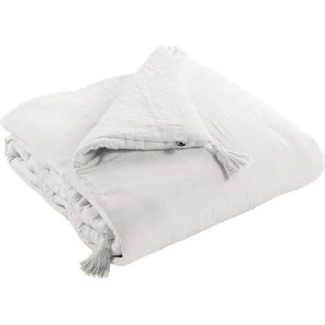 Actome GAÏA Chantilly edredón de gasa de algodón 150x150 cm