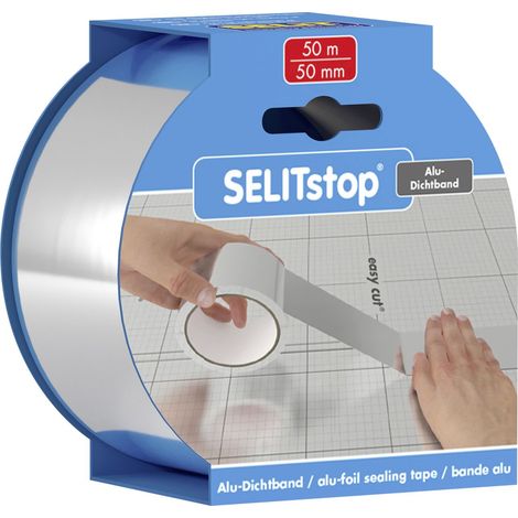 Selitstop Alu Dichtband Rolle - 50 Meter Trittschalldämmung (1/3)