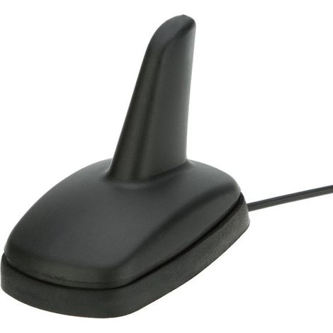 Antena para coche, Antena tipo aleta de tiburón universal para techo de coche, antena de señal de radio AM/FM base autoadhesiva VW, Audi Skoda (1/5)