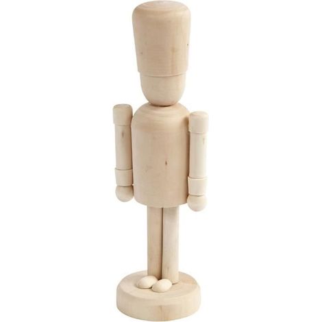 Figurine en bois - Creativ Company 56816 - Beige - 180 mm - Objets décoratifs (1/4)