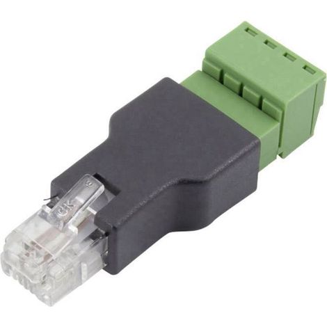 Adaptateur RJ 11 FL-29 RJ11 mâle, droit 1 pc(s) S335241 (1/4)
