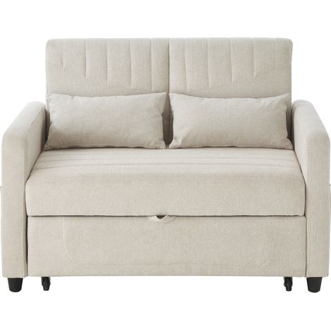 Canapé versatile design pliable mousse beige 114.00 77.00 82.50 ZIPSOFA Canapé (1/5)