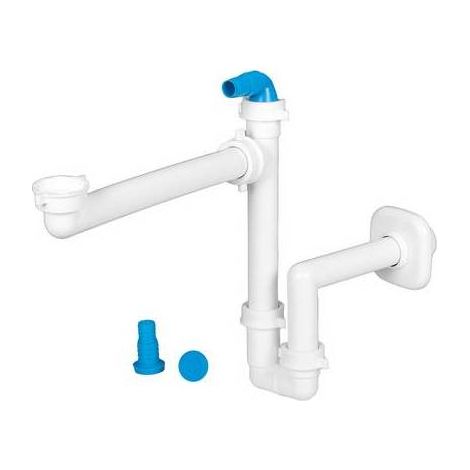 SIFONE SALVASPAZIO PER LAVABO Misura: 1" - 1"1/4 D. 32-40 mm