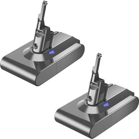 Batterie de remplacement Dyson V8 SV10, capacité 6000mAh, tension 216V, 216V, 21.6V-a, 2 PCS (1/2)