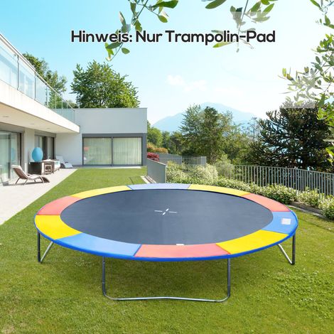 Protection de bord de trampoline, filet de sécurité, bâche de protection contre les intempéries, protection de bord d'échelle : Ø 244 cm, multicolore (1/4)