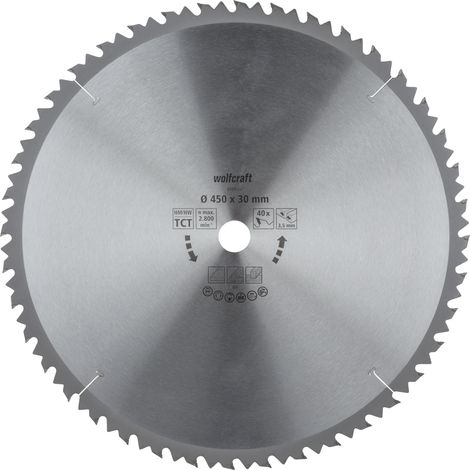 wolfcraft - Lame de Scies Circulaires sur Table - 28 Dents et Diamètre 450 mm - réf. 6595000 (1/5)