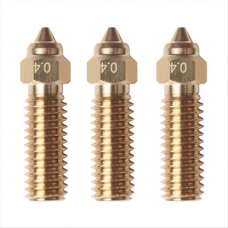 Extruder-Messingdüse 0,4 mm Hochtemperaturdüse 3 Stück