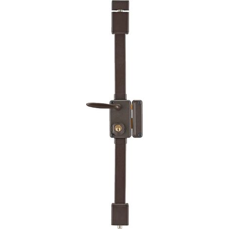 Serratura BELUGA CR Transit 2 con quadro maniglia, 75 x 130 mm, sinistra, marrone, 4 chiavi – THIRARD (1/2)