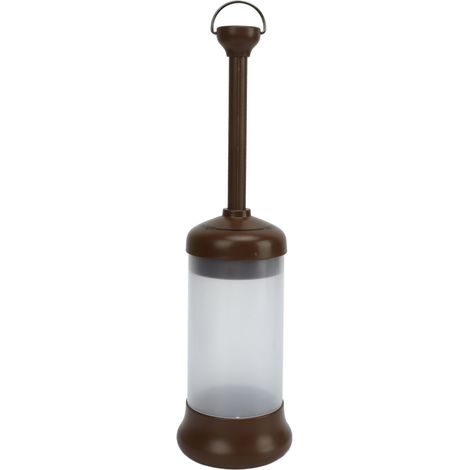 Lampe de camping rechargeable - Lumière d'ambiance LED avec aimant et silicone, réglable, autonomie 6-8h, marron (1/4)
