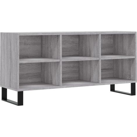 Mobile TV multimediale mensola TV credenza TV sala da pranzo soggiorno camera da letto sonoma 1035 x 30 x 50 cm legno ingegnerizzato grigio 020028373