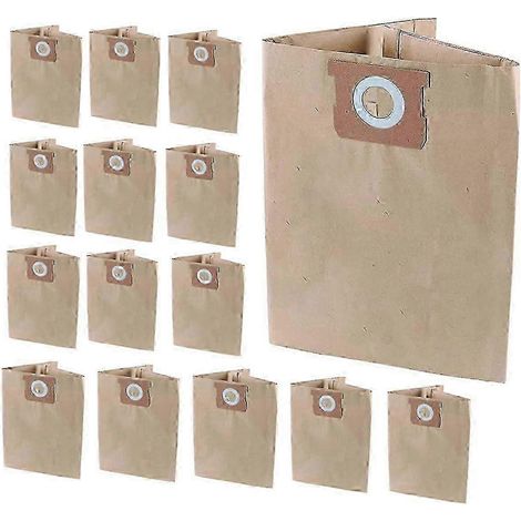 Lot de 15 sacs pour aspirateur DEWALT Shop Vac DXVA19-4101 (6 à 10 gallons) avec filtre. (1/5)