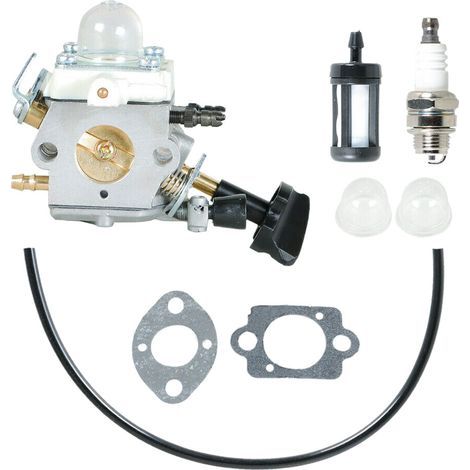 Carburateur avec filtre à air, bougies d'allumage pour souffleur STIHL BG86 SH56 SH56C SH86 SH86C BG86CE BG86Z BG86CEZ Zama C1M-S261B (1/4)