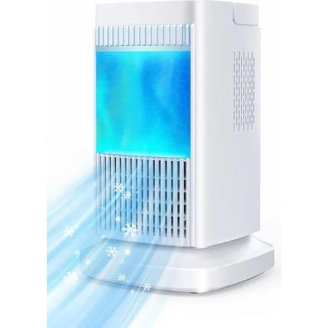 Climatiseur Portable, Refroidisseur D'air 4 En 1, Refroidisseur D'air De Réfrigération À Semi-conducteur Pour Ventilateur De Refroidissement Silencieux Sans Eau