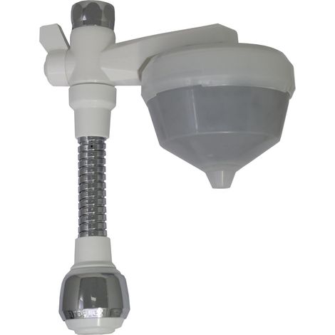 Siroflex 2652/1S Silver UNI 3-A Depuratore Acqua Domestico Made in Italy Con Cannuccia Flessibile Aeratore Doccetta Sirius  Depuratore Acqua Rubinetto  Filtro Acqua Rubinetto Depuratore (1/5)