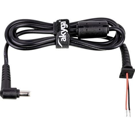 Akyga AK-SC-03 Niedervolt-Adapterkabel Hohlstecker 5.5 x 1.7 mm - offene Kabelenden     1.2 m 1 St.