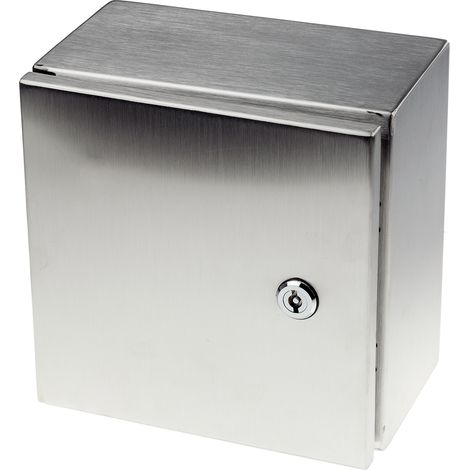 Coffret mural RS PRO en Acier inoxydable 304 dim. ext. 240 x 240 x 150mm, IP66 ( Prix pour 1 )