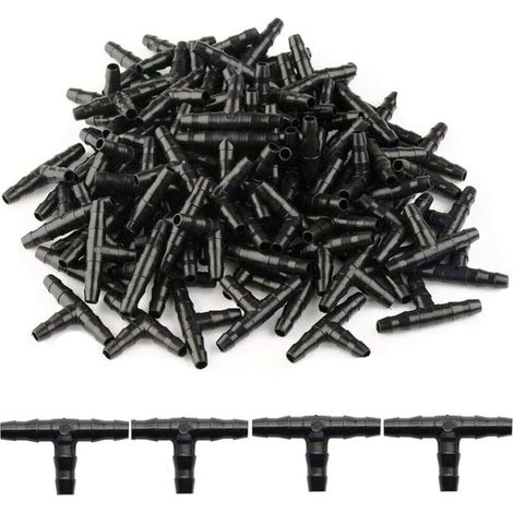 10pcs 8/12mm Drip Irrigation Fittings, Drip Irrigation Elbow Adapter, Irrigation Elbow Fittings, Irrigation Hose Connector, for Garden, Lawn