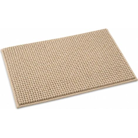 40x60cm Chenille Tapis de Bain, Super Absorbant Séchage Rapide Tapis de Bain, Microfibre Tapis de Douche Antidérapants pour Salle de Bain Lavable en Machine, Moelleux Tapis de Douche (Kaki) (1/5)
