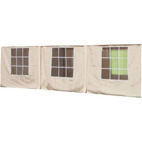 SET TELI LATERALI P/GAZEBO CAR PORT MAGNUM/DAMASCO BIANCO