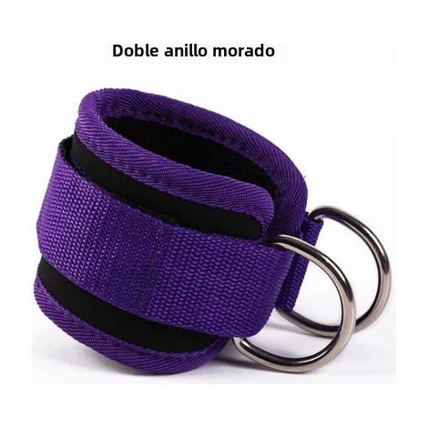 (Violet) Stabilisateur de cheville de fitness, appareil de musculation des jambes et des fessiers, sangles de jambe (1/5)