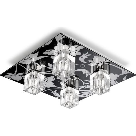 Plafón superficie Hiedra (4 luces) (1/2)