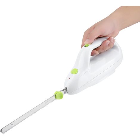 Couteau à pain électrique de cuisine, coupe-viande automatique, lame en acier inoxydable, 220-240 V, prise européenne (1/5)
