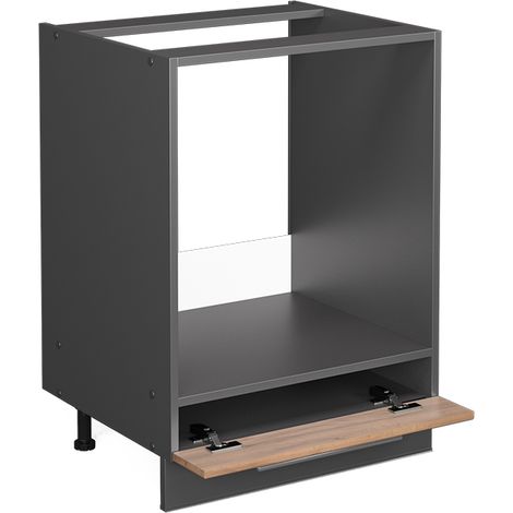 Mobile per forno da incasso Fame-Line, Quercia dorata, 60 cm senza piano di lavoro, Vicco