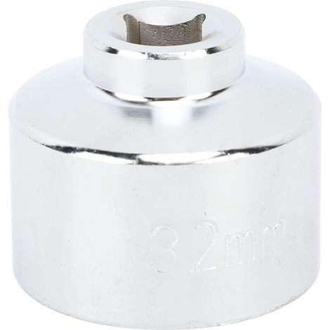 Douille de clé de Filtre à Huile, Longue Durée de Vie, Outil de Douille de Filtre à Huile à Ajustement Précis, 6 Dents Précises pour la Mise au Point (32mm) (1/5)