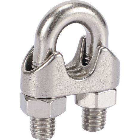 15-teiliges Set Stahlkabelbinder, Kabelbinder aus Edelstahl 304, U-Bügel-Kabelbinder aus Metall (1/5)