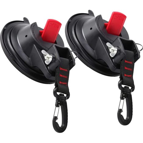 Lot de 2 ventouses super fortes pour camping et extérieur, fixation multifonction pour bâche, parasol et équipements divers