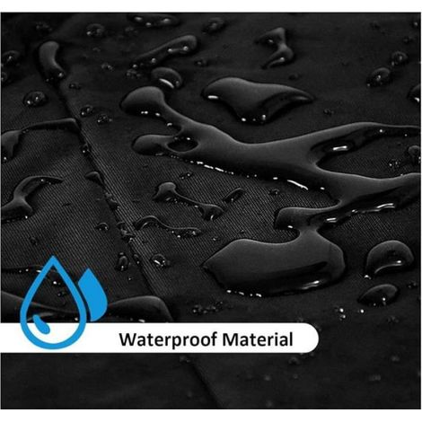 Housse de Barbecue 71x68cm Couverture de Barbecue Couverture de Grill Imperméable 210D Antipoussière Anti -UV (1/4)