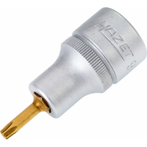 HAZET Tournevis à percussion à douille 995S6-T50LG, 1/2 pouce (12,5 mm), carré, 24 mm hexagone extérieur, profil TX intérieur, T50 (1/2)