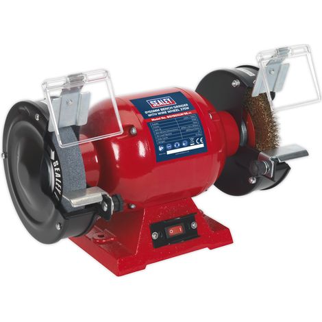 Sealey 150mm Bench Grinder with Wire Wheel 370W/230V BG150XLW/98