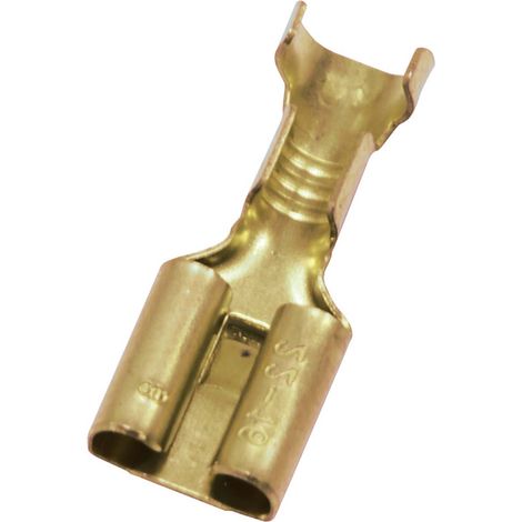 Cosse faston RS PRO, 22 16 AWG, Non-isolé ( Prix pour Sachet de 50 )