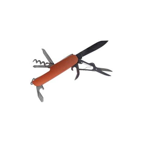 COLTELLINO MULTIFUNZIONE CON MANICO IN ALLUMINIO- - dimensioni da chiuso mm.94x25 - 5x14 - 1 pezzi IL CAMPO