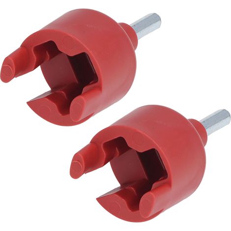 Packung mit 2 Befestigungsringen für Elektrozaunisolatoren, einfach zu installierende Isolierhülse, Lieferung in einem wiederverschließbaren Beutel (Farbe zufällig). (1/5)